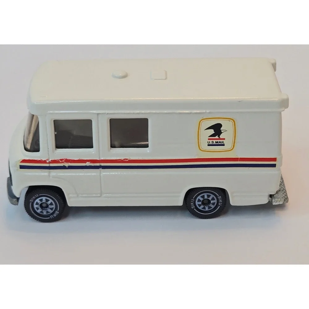 Siku 1911 Mercedes Benz L 406 D US Mail Van‎ Diecast White West Germany Vintage